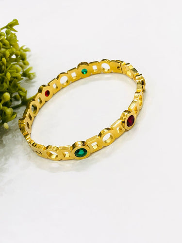 Multi Color Golden Bracelet